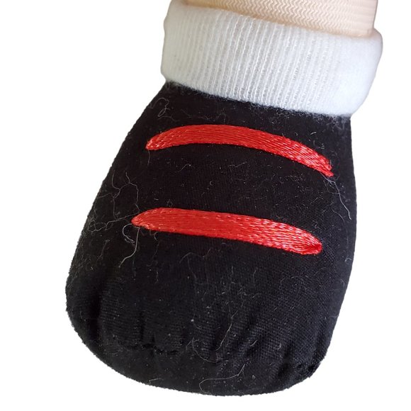 German Girl Doll Plush Stuffed Cloth Red Braided Yarn Hair Ethnic Costume Dress - Picture 6 of 10